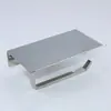 Caja de Pañuelos de Acero Inoxidable 304 para Hotel Baño Portarrollos de Papel Higiénico Montado en Pared Estante de Almacenamiento sin Taladro Estilo Simple Negro