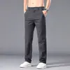 Pantalones Casuales de Negocios Paul para Hombre, Moda de Primavera, Lujo Ligero, Gama Alta, Corte Recto, Color Sólido, Anti-Arrugas Premium, Versátiles de Pierna Larga