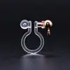 Acessórios para Brincos DIY Clipe de Orelha U-Shaped de Resina Japonês e Coreano Invisível Conversor para Brincos de Argola de Metal Brincos Sem Furo