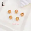 Cuentas Tradicionales de Esmalte con Gota de Aceite, Cuentas Sueltas, Cuentas Espaciadoras Huecas de Esmalte Cloisonné, Joyería de Pulsera con Cuentas para DIY