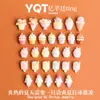 Yqt Brinquedos de Comida em Miniatura Mini Sorvete Resina DIY Acessórios da Moda Brinquedos de Pelúcia Acessórios de Roupa para Bonecas