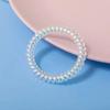 Línea telefónica Mermaid Ji, anillo para el cabello con degradado de color, grueso, estilo coreano, dulce y sencillo, para celebridades de Internet, con cuerda para el cabello para mujer.