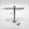 Fornecimento Direto da Fábrica, Placa de Fixação de Metal para Canal Quadrado, Espessada com Múltiplos Furos, Luminária Pendente para Lâmpada de Escritório em Canal Quadrado, Acessórios para Lâmpada de Canal Quadrado