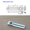 Soporte Deslizante de Aleación de Aluminio Fijación Manual Mecánica para Fijación de Tuberías de Acero con Conexión Universal Bloque Deslizante 40/70/110