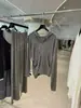 DestacadoYuran 26 Nueva Colección de Principios de Otoño: Conjunto de Sudadera Fina de Punto con Capucha de Modal y Polar de Algodón y Pantalones de Aire