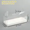 Caixa de Papel para Embalagem de Bolo Rolo com Janela Transparente, Caixas de Embalagem para Bolo Rolo Suíço Grandes e Pequenas, Rolo Longo, Meio Rolo