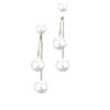 Pendientes Largos con Borlas y Perlas Tendencia y Moda Versátiles Estilo Nuevo Coreano Dongdaemun Pendientes Largos de Perlas