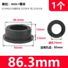Rolha de Borracha com Furo Redondo Passa-fio em T Manga de Proteção para Entrada/Saída de Cabos Tampa de Furo Redondo Oco de Silicone Macio para Caixa Elétrica