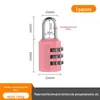 Mini Cadeado para Antifurto, Fechadura para Dormitório Estudantil, Fechadura de Porta à Prova d'Água, Cadeado Pequeno para Mala, Mini Cadeado Antifurto para Armazenamento