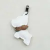 Chaveiro de Filhote de Couro Genuíno Feito à Mão Cordão Anti-Perda Pingente Chaveiro de Carro Bulldog Francês Chaveiro de Corda Trançada