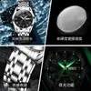 Reloj de Oro de Gama Alta Oris Nuevo para Hombres de Mediana Edad y Mayores, Resistente al Agua, Luminoso, Cuarzo Totalmente Automático