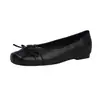 Sapatilhas Estilo Francês com Laço para Mulheres 2026 Novo Design Nicho Planas Baixas Moda Tendência Bico Redondo Sapatos Mary Jane