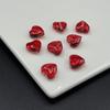 Cuentas de vidrio checas con forma de corazón pequeño de 11 mm, accesorios para pulseras, collares y bisutería hechos a mano.