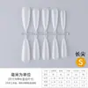 Venda por atacado de pontas de unhas de vários tamanhos: Formatos: quadrado, redondo, redondo fosco, ultracurto, médio-longo, pontiagudo, amêndoa, oval curto e em forma de escada.