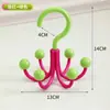 Suporte de bolsa alças de lingerie cabide de roupas e chapéu guarda-roupa de dormitório rack de armazenamento suspensão gancho de seis garras gancho de chapéu sem perfuração