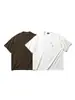 Camiseta casual estilo retro Nanxia, nuevo modelo de verano, estilo japonés, color liso, decoración de bolsillo, manga corta, unisex
