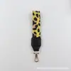 En stock Color de Contraste Estampado de Leopardo Cordón para Teléfono Móvil Diseño de Pulsera Correa de Muñeca Cordón para Carcasa de Teléfono Móvil Junta Color Opcional