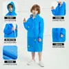 Venta al por mayor del fabricante Impermeable para niños Raincoat de Jardín de Infancia Escuela Primaria Estudiantes Poncho de Caricatura Eva Engrosado Colorido Niños y Niñas