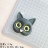 Nuevos accesorios de resina de gato 3D de gran tamaño, hechos a mano, creativos, para refrigerador, adhesivos de gel crema, funda para teléfono móvil.