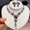 ¡Precioso y deslumbrante! Collar con colgante de flor de circón y gota de agua, cadena para la clavícula estilo corte vintage, joyería de lujo ligero y sensación de alta gama