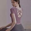 Top Deportivo para Correr Fitness Verano Talla Grande 100 kg para Chicas con Sobrepeso Transpirable de Secado Rápido al Aire Libre Ciclismo Yoga Camiseta de Manga Corta