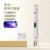 Pantalla LCD Transfronteriza Pulidora Eléctrica de Uñas Lámpara de Manicura Dos en Uno Herramienta de Lámpara de Pulido y Lustrado Pulido Eléctrico