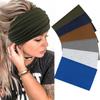 Amazon Wide Side Stretch Hair Band Sports Yoga Headband Europeu e Americano Absorção de Suor e Antitranspirante Stretch Headband Acessórios para o cabelo