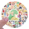 105 novos adesivos de grafite de raposa demônio pequena casamenteira decorativos para geladeira skate copo adesivos de personalidade DIY fabricantes