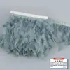 Directo de fábrica pieza de rasgar fuego tela de plumas accesorios hechos a mano diy ropa falda plumas decorativas venta al por mayor