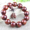 Pulsera de sándalo rojo lobular africano de madera maciza natural 2.0 cuentas de sándalo rojo sangre de Zambia 108 joya de mano para pareja de hombres y mujeres
