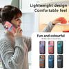 Adecuado para iPhone 82% de descuento Soporte Plegable Portatarjetas, Apple 17Pro Almacenamiento de Tarjetas, Funda Multifuncional Anticaídas de Cuero Liso 16P