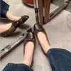 ¡Stock Disponible, Enviado al Instante! Zapatos Estilo Mamá Uva, Zapatos Planos Clásicos de Patchwork con Punta Redonda y Lazo Estilo Chanel para el Trabajo