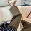 Jeans Maillard rectos elásticos en cuatro direcciones para mujer, otoño 2026, adelgazantes, petite, holgados, fluidos, de pierna ancha, pantalones de abuela