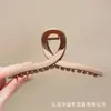 Presilha Dongdaemun da Coreia do Sul para Mulheres, Presilha de Tubarão Simples e de Alta Qualidade, Grande Volume de Cabelo, Joia para Cabeça de Presilha de Luxo Leve