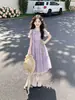 Vestido de Hada de Verano para Niñas 2026 Nuevo Estilo Vestido de Princesa Súper Elegante y a la Moda para Niños Mayores