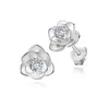 Brincos de Diamante Rosa Quentes da Amazon Brincos de Moda Feminina Personalidade Nicho Brincos Joker Atacado de Fábrica