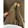 Pantalones casuales de corte limpio, holgados y con caída estilo americano para hombre, pantalones negros de pierna recta holgada, modernos y adelgazantes de pierna ancha para hombre