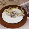 Comercio Exterior Nuevo Estilo Esfera de Hierba Hoja Fina con Diamantes Reloj Pulsera Digital de Cara Completa Lujo Ligero Gama Alta Reloj de Pulsera de Acero Inoxidable con Esfera Digital de Diamantes Exquisito Reloj de Temperamento