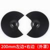 Amoladora de banco de 200 mm accesorios muela protector cubierta protectora de metal gafas protectoras soporte para herramientas
