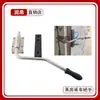 Manija de Acero Inoxidable para Baño de Vapor, Gabinete de Vapor para Cocer al Vapor Panecillos, Baño de Vapor de Forma Especial, Gabinete de Vapor con Manija de Bola Roja, Puerta Única, Puerta Doble