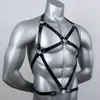 YSF proveedor cinturón de cuero para hombre restricción corporal correas para los hombros bondage estilo oscuro arnés de cuero SM