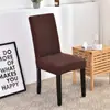 Funda de Silla Universal de una Pieza Simple Personalizada Funda de Taburete Tela Elástica Funda de Silla de Comedor Funda de Respaldo de Silla de Hotel
