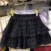 Falda de Tarta Estilo Ballet Francés para Mujer, Novedad Verano 2026 Dulce de Cintura Alta Adelgazante de Corte A con Adorno de Encaje Falda Corta