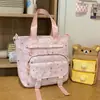 Mochila fresca y linda con forma de corazón y estrella para chicas de secundaria y preparatoria, gran capacidad, alta apariencia, mochila para estudiantes