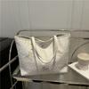 Bolsa Tote para Alunos 2025 Verão Novo Estilo Ombro Único Sob o Braço Grande Capacidade para o Dia a Dia Casual