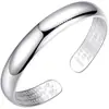 Pulsera de cobre blanco plateado con forma de corazón de lluvia de meteoros para mujer, de extremo abierto, lisa, sólida, pulsera estrellada, regalo para novia o madre