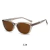 Gafas de Sol Versátiles Ultra Ligeras Estilo Trendy de Influencer, Moda Protección UV, Estilo Urbano, Gafas de Sol Polarizadas Planas para Conducir