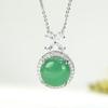Xinjiang Golden Silk Jade White Jade Escape Princess Pendant Dongling Jade Cobre Banhado a Prata Jade Pingente Live Supply Atacado