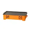 Placa de Barbacoa Rectangular Aislante de Vela Espesado, Sartén Rectangular Antiadherente para Uso Doméstico, Bloques de Alcohol de Carbón, Herramienta para Brochetas de Calor de Aceite