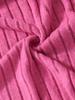Transfronteiriça nova meninas manga longa gola redonda cor rede canelada vestido bolsa uma geração de cabelo